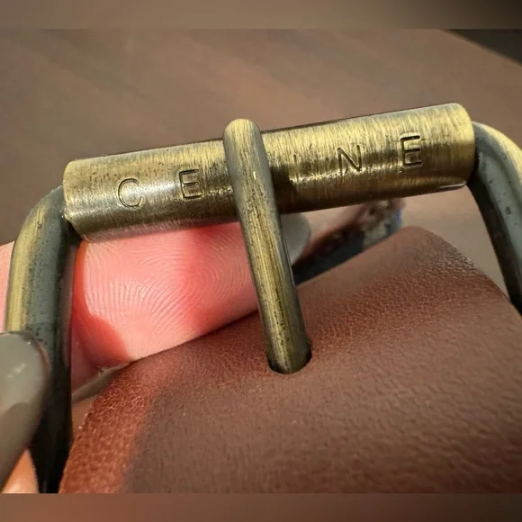 Celine Macadam denim belt bag - Picture 6 of 12